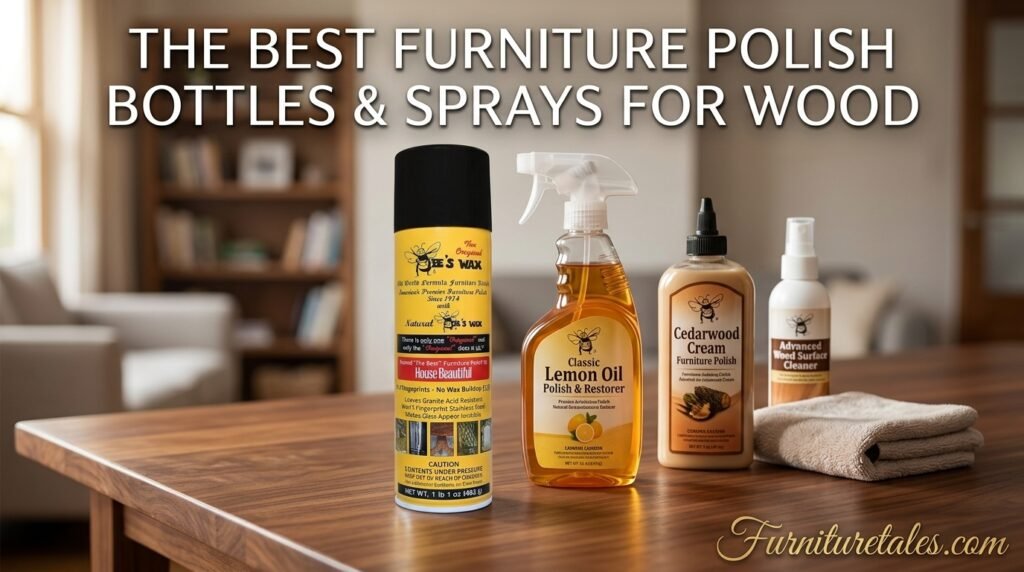 Best furniture polish bottles and sprays for wood furniture